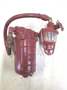 Vintage Tractor Autopulse Fuel Pump with Shut Off Valve and Glass Sediment Bowl