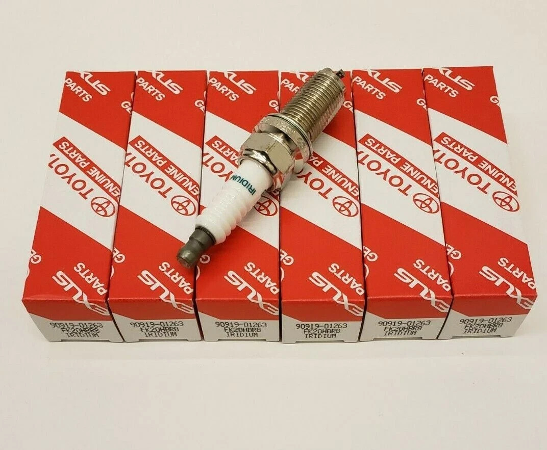 6pcs Spark Plugs 90919-01263 for 2016-2024 Toyota Lexus Tacoma V6 3.5L