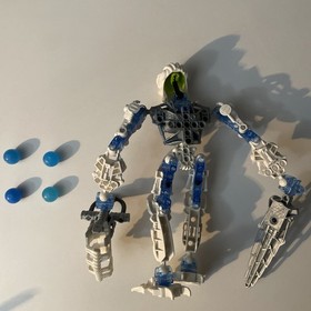LEGO Bionicle Toa Inika Set Of 6 complete 100% w/ instructions and 24 projectile