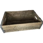 Vintage Coca-Cola Wooden Crate King Size 12 oz Bottles Wood Soda Box 18x12x5
