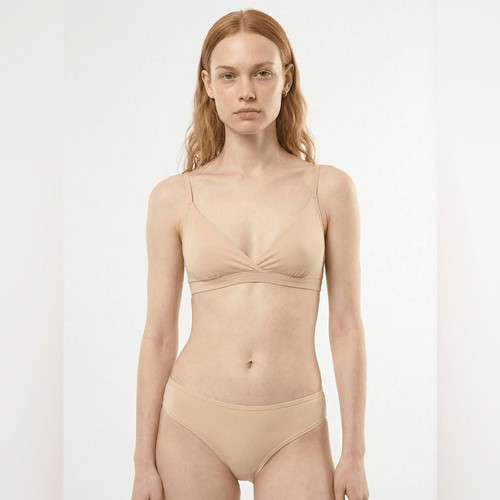 Skims Fits Everybody triangle bralette & Soft Smoothing SeamlessThong Set XS NWT