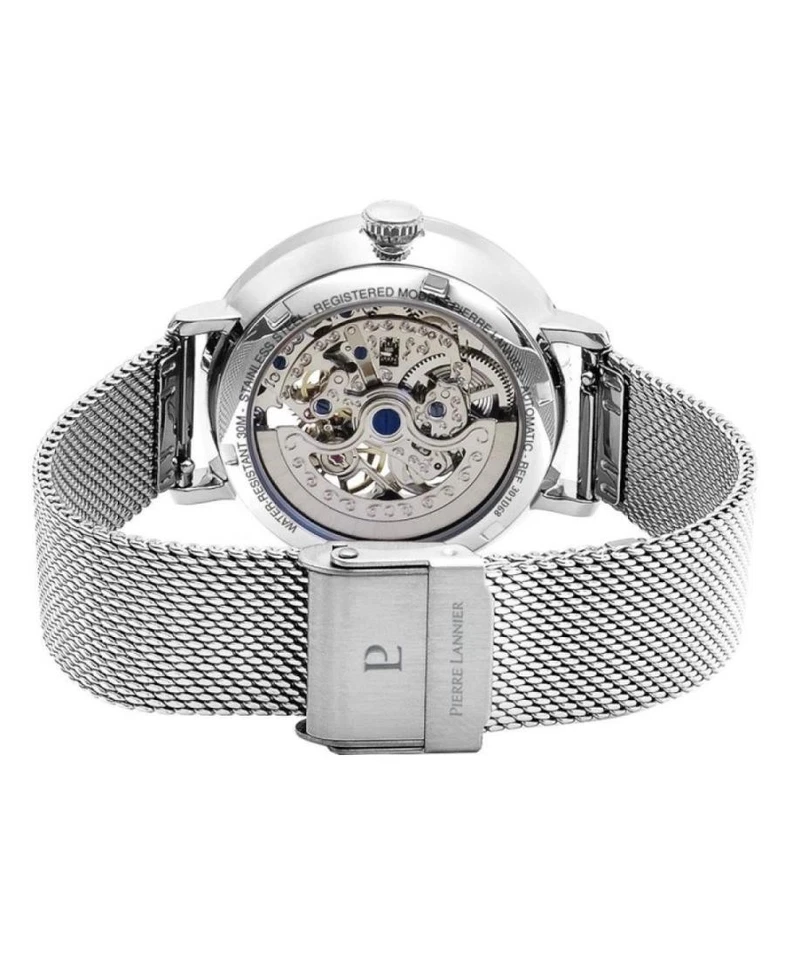 PIERRE LANNIER Mujer Analógico Automático Informal Reloj Clásico Vestido Madreperla Foto 3 de 4