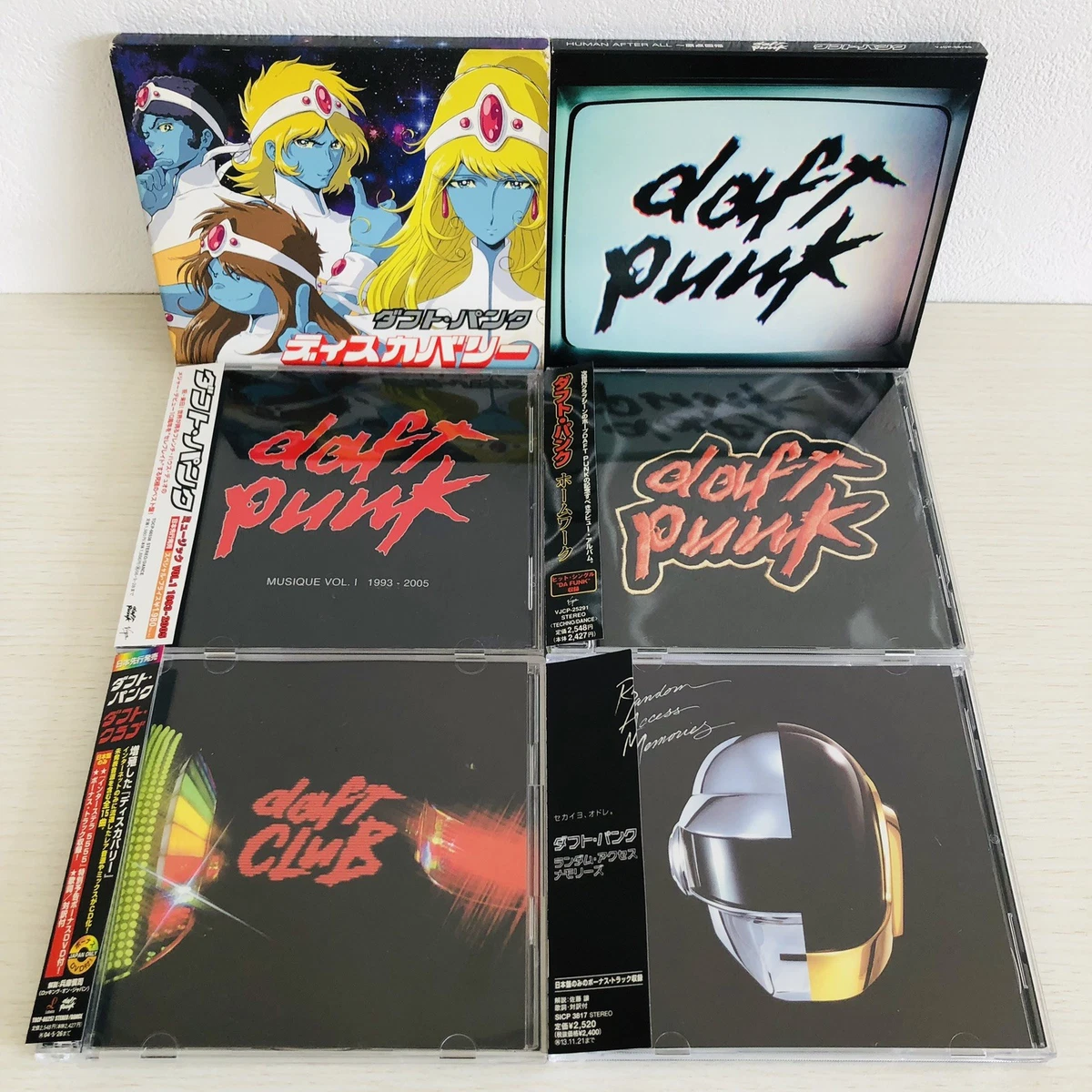 Daft Punk CDs Discovery, Randam Access Memories, Daft Club.1