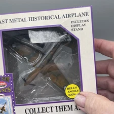 5354-1 Postage Stamp Planes Model Power Hell's Angel's Sq. Curtiss P-40 Diecast