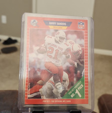 1989 Pro Set Barry Sanders Rookie #494 NFL Detroit Lions Oklahoma State