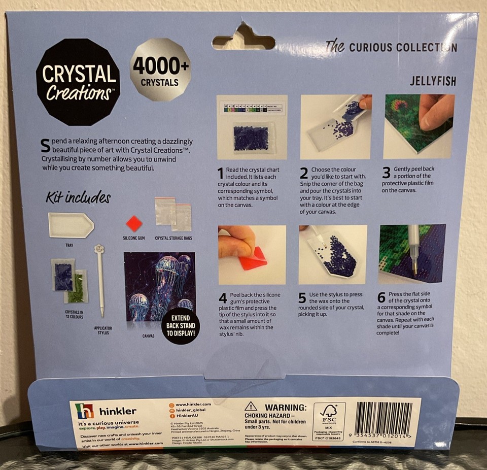 Curious Universe Crystal Creations Neon Corgi Dans Des Lunettes Par PD Moreno | Peinture Au Diamant Pour Adultes | Cadeaux D'art Et D'artisanat