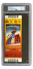 Eli Manning New York Giants Signed Super Bowl XLVI Ticket PSA/DNA Auto 10