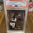 2024 Topps Chrome - Rookie Relics Caleb Williams (MEM, RC) PSA 9 player worn
