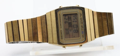 SEIKO SQ VINTAGE DIGITAL ALARM CHRONOGRAPH WRIST WATCH A939-501CT RUNS (HB)