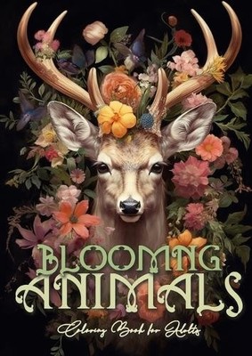 Monsoon Publish Blooming Animals Coloring Book for Adu (Taschenbuch) (US IMPORT)