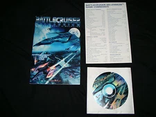 Battlecruiser Millennium  (PC, 2001) rare Disc with instructions and commands CD