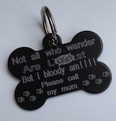 personalised puppy tag