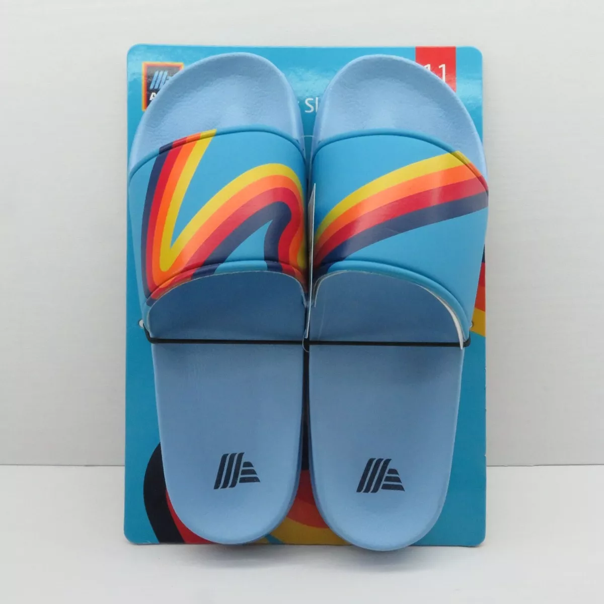 Aldi 2023 Gear Capsule Collection Mens Slides Light Blue Size 11
