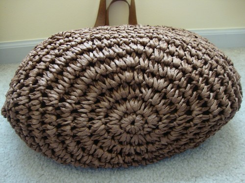 New Croft & Barrow Women's Scallop Straw Shopping Totes Variety Colors - Picture 9 of 13