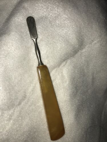 Vintage Cuticle Bakelite Lucite Handle Tool Cuticle Pusher Tool - Picture 1 of 12