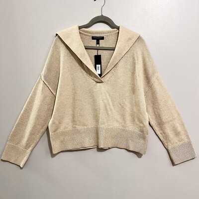 WT Banana Republic Sailor Sweater in Iced Latte Beige MSRP$90 SOLD OUT ONLINE