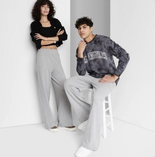 Wild Fable Sweatpants High-Rise Wide Straight Leg 31 inseam - Picture 4 of 9