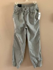 gap kids boys size 8 pull on gray pants new with tags