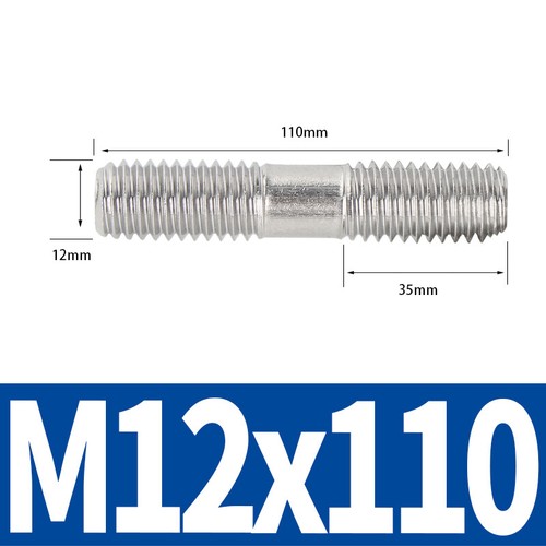 Stainless Steel Exhaust Manifold Studs - Stud Metric M2 M3 M4 M5 M6 M8 M10 - M16 - Picture 150 of 202