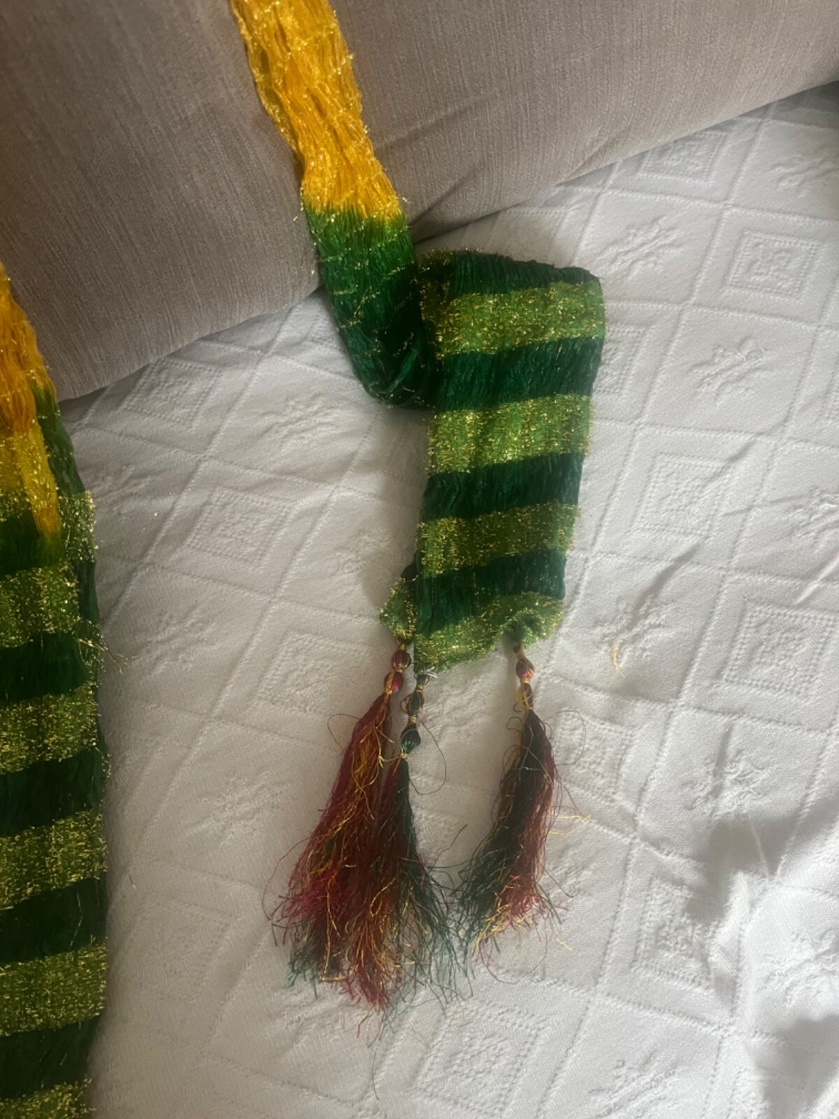 Men's Mehndi Scarf Pakistani Wedding Fancy Resham Scarves Quality