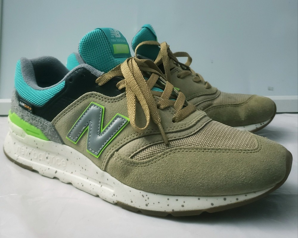 New Balance 997H Men's Beige Gray Teal Lifestyle Shoes Size 10 GOOD CONDITION