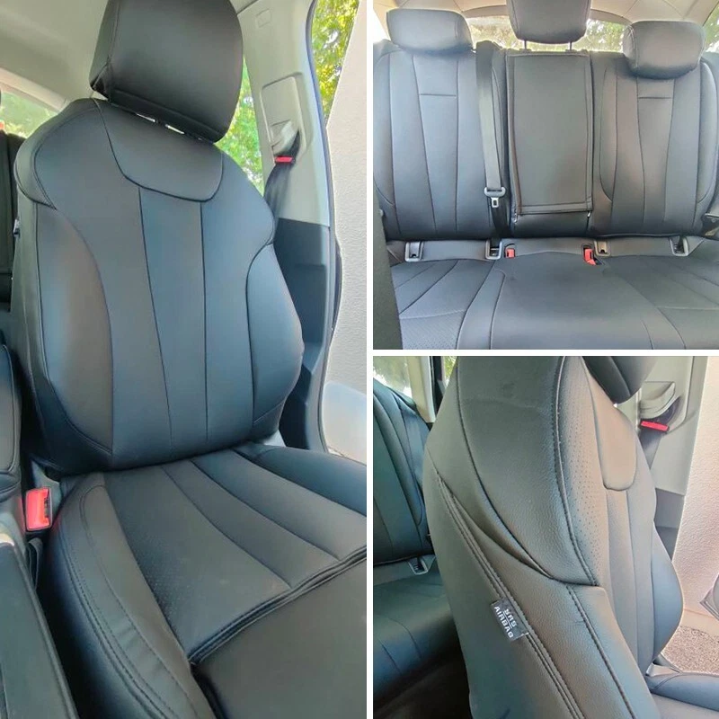 PARA AUDI Q7 MOTOPTES 2007-2024 FUNDAS DE CUERO DE ASIENTO DE COCHE PERSONALIZADAS DURADERAS IMPERMEABLES Foto 3 de 4