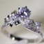MAIHAO 2ct Round Topaz CZ Women's Ring - 925 Sterling Silver Wedding Gift, Sizes 6-10