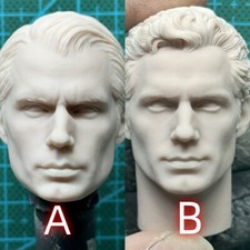Figura de acción modelo de cabeza de héroe Henry Cavill sin pintar 1/6 sin pintar ajuste 12 pulgadas