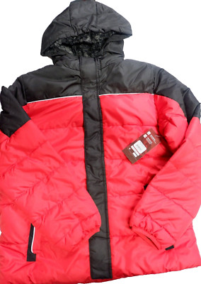 NWT Swiss Tech Boys Winter Puffer Jacket with Hood Performance Gear Size XXL/18