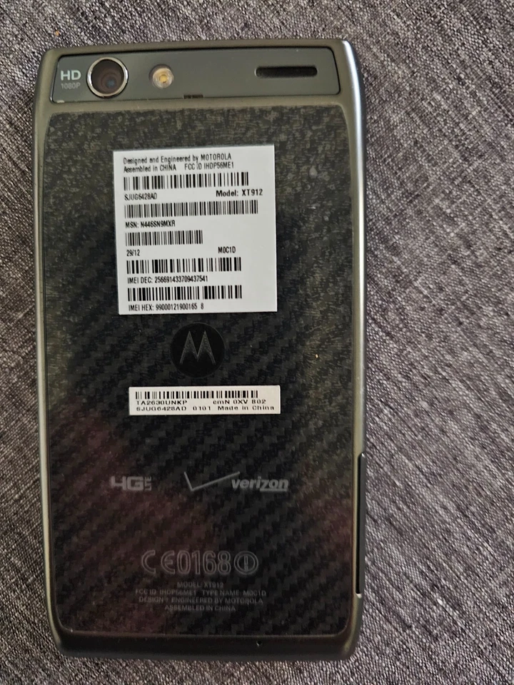 Smartphone Motorola Droid RAZR MAXX - 16GB - Negro (Verizon) Foto 4 de 4