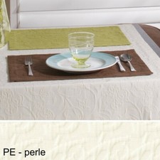 Tischset Pichler Cordoba perle 35 cm x 50 cm florales Muster Platzdecke