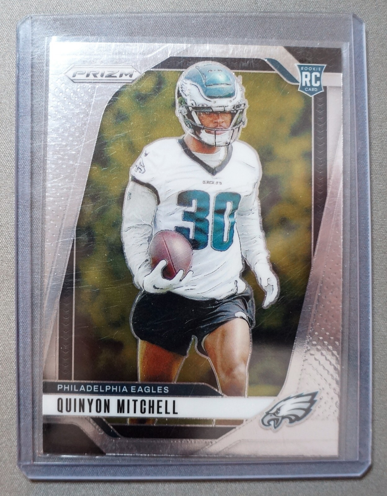 Quinyon Mitchell 2024 Panini Prizm Rookies #381 ROOKIE (RC) EAGLES SUPER BOWL