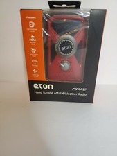 Eton FRX2 Hand Turbine AM FM Weather Radio  Phone Charger Red