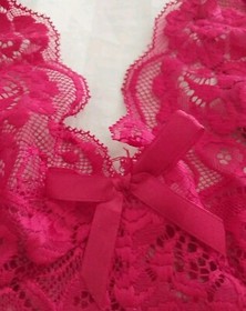 Red Lace Shorts & Top Light SHEIN Sleepwear Women's L NEW Lingerie Sexy Outfit