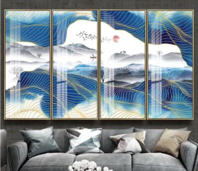 3D Textur Goldenen Linien ZHUC4095 Tapete Wandbild Fototapete Abnehmbarer Ann