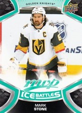 2021-22 Upper Deck MVP Hockey Ice Battles Parallel #61 Mark Stone Golden Knights