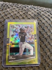 2020 Donruss Optic Lime Green #195 Tim Anderson Chicago White Sox