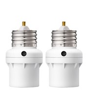 DEWENWILS 2 Pack Light Sensor Socket, Dusk to Dawn 360  Sensor Rotation, E26