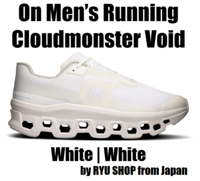 On Men's Running Shoes Cloudmonster Void 3MF10671200 White | White