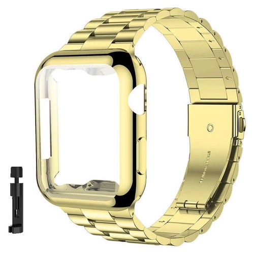 Stainless Steel Strap+ Case For Apple Watch 10 9 8 7 6 5 Ultra Metal iWatch Band - Picture 20 of 31