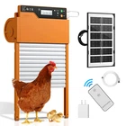 Automatic Chicken Coop Door LCD Battery Solar Powered Timer Light Remote Control