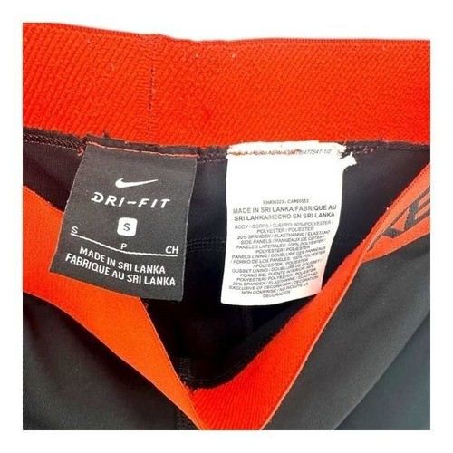 Nike | Short de sport motard noir et rouge femme S Small - Photo 10/11