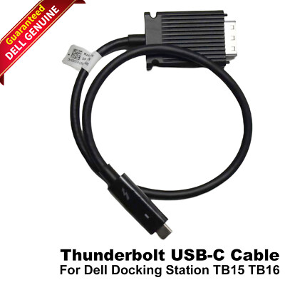 Lot 2 Dell Thunderbolt 3 USB-C Cable for TB15 TB16 Dock K16A K17A 3V37X 5T73G