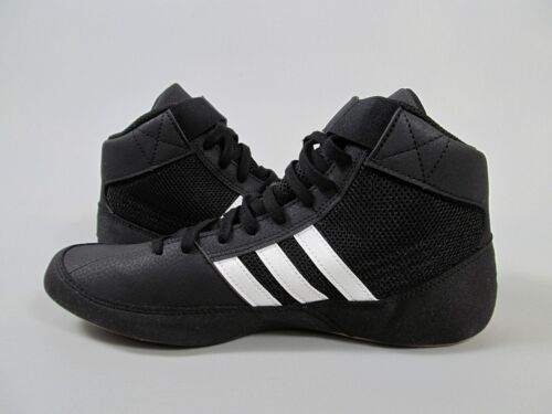 Adidas HVC Wrestling Shoes Mens Size 8 Black High Top Lace Up - Picture 3 of 11