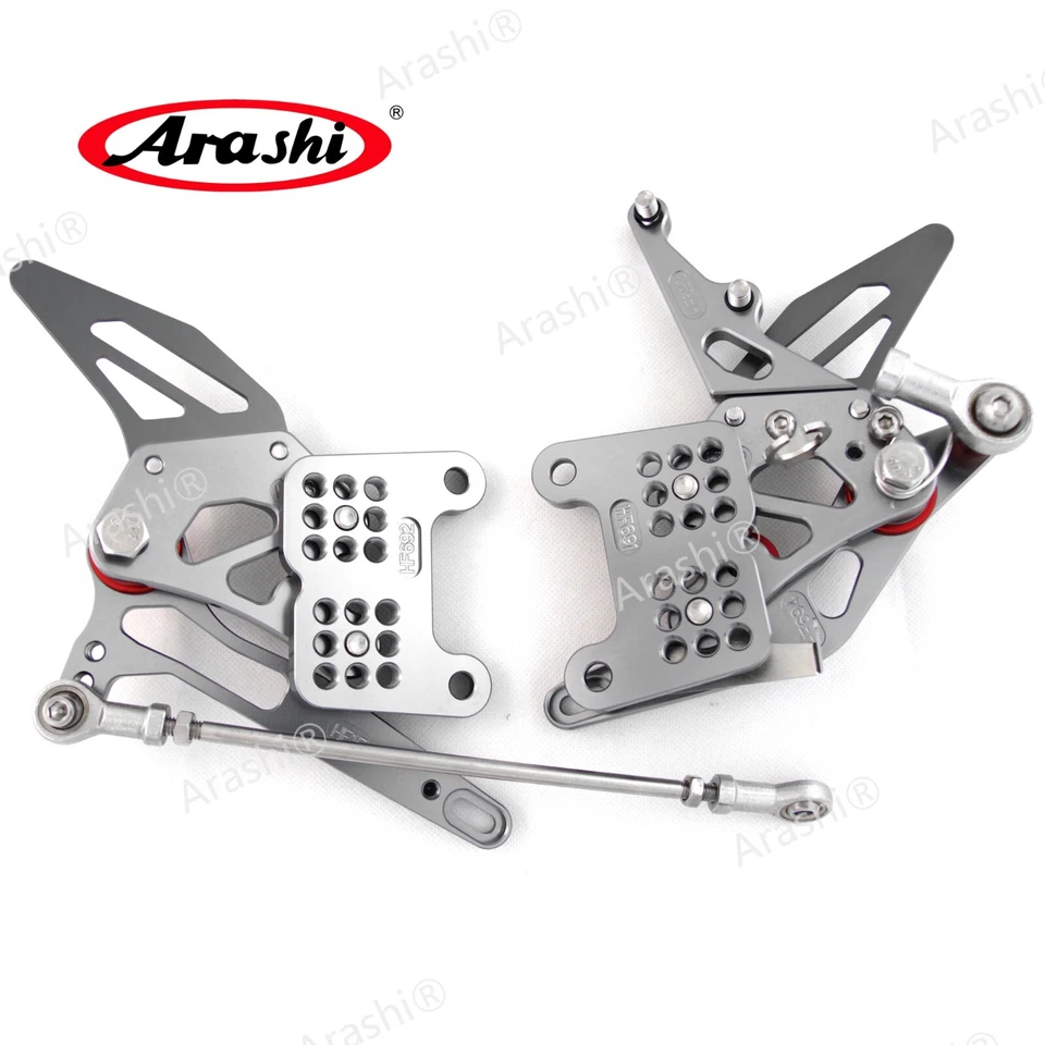 Juego de estriberas traseras de reposapiés CNC para Triumph Speed Triple 1050 2005-2010 Foto 2 de 4