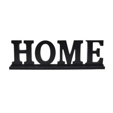 Wooden Family Block Letters Rustic Home Decor Freestanding Tabletop Sign