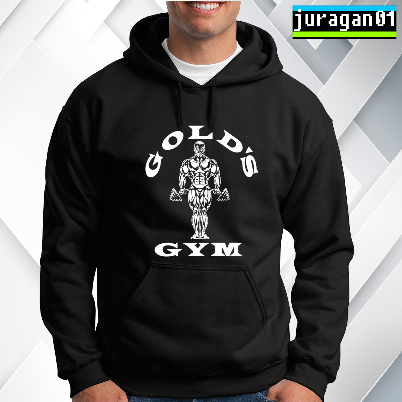Sweat à Capuche Homme CATS Broadway - Logo Nouveau, Taille S à 3XL, Noir