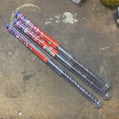 SDS+ 3/8  X 12-1/4  Carbide Drill Bit, 10  Usable Length (3 Each)