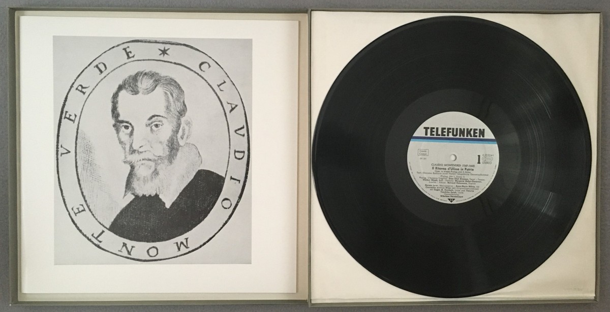 C578 Monteverdi Return of Odysseus Harnoncourt 4LP Telefunken