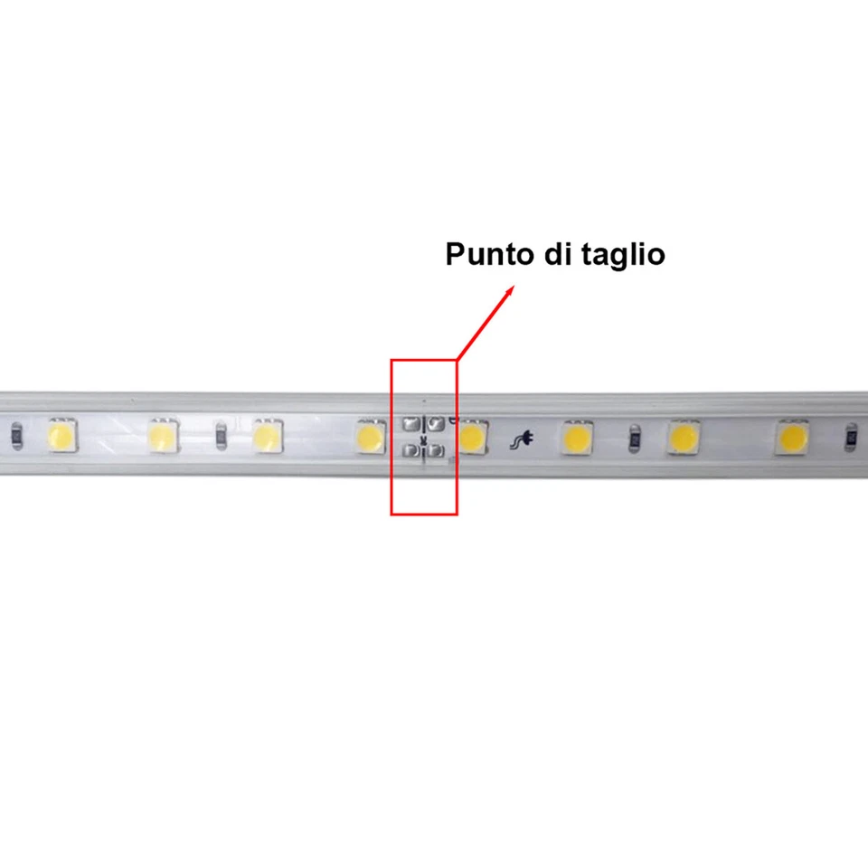 Striscia Led Al Metro 220v 5050 Ip65 60led/M 7w/M S36 Silamp - Image 2 of 4